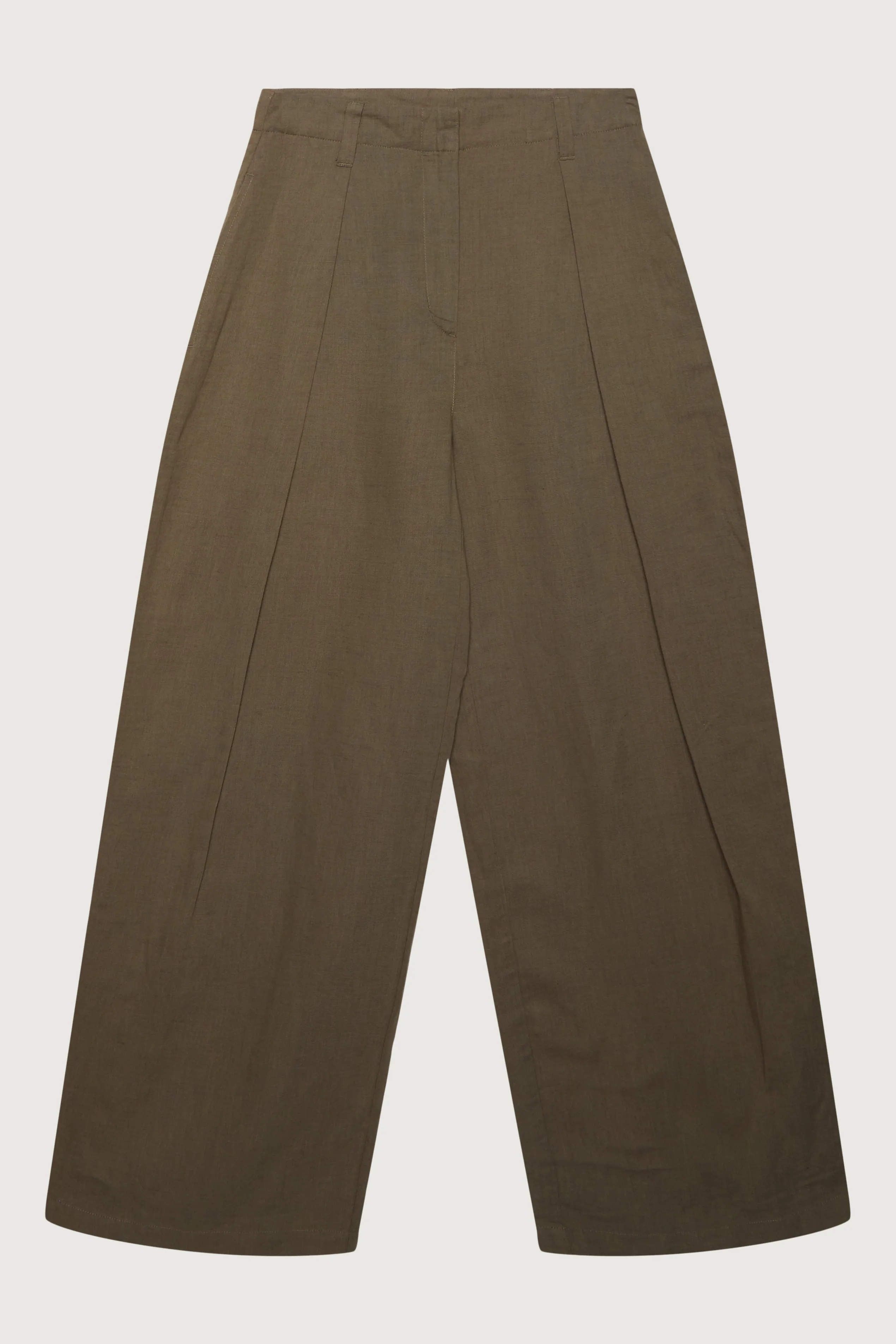 100% LINEN STRAIGHT LEG PANT