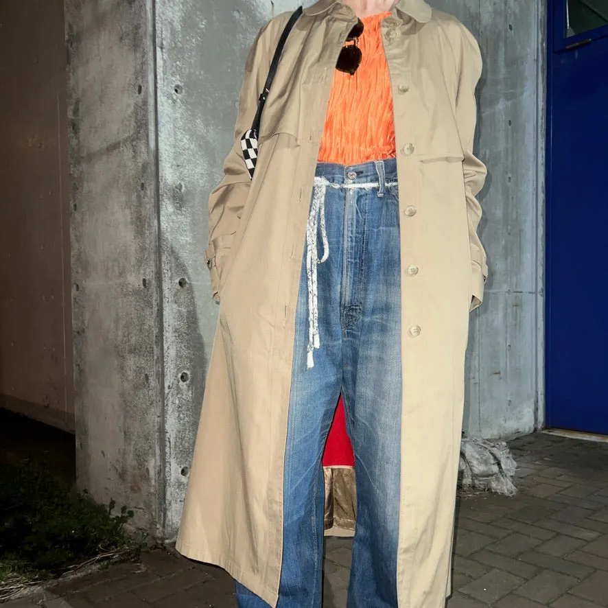 80-90'S USA製 / ROUND COLLAR COAT