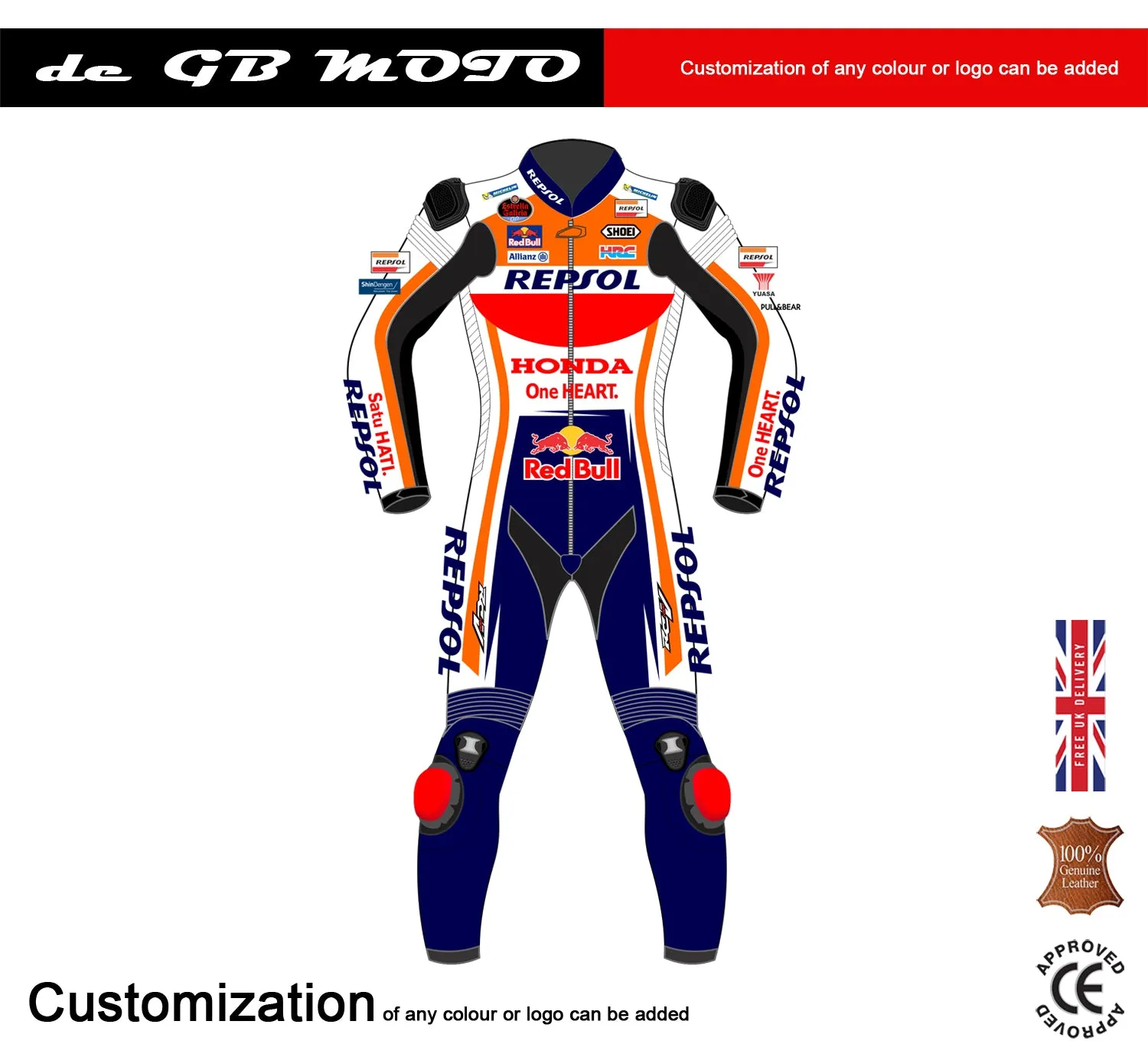 ALEX MARQUEZ HONDA REPSOL RACE LEATHERS MOTOGP 2020