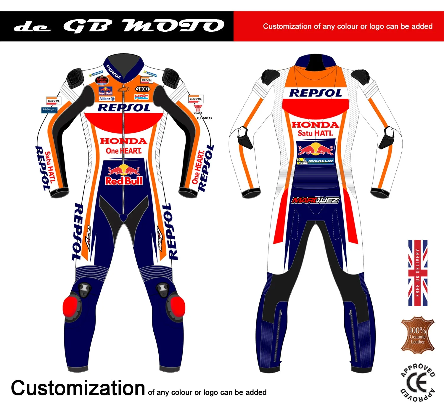 ALEX MARQUEZ HONDA REPSOL RACE LEATHERS MOTOGP 2020