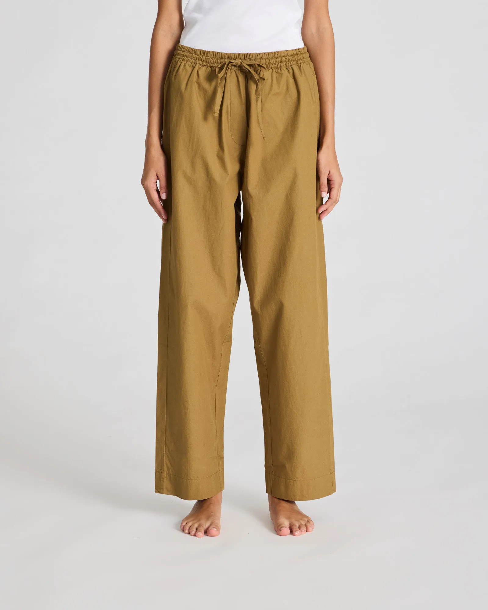 Astrid Pant Poplin - Dried Tobacco