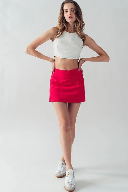 Athletic Touch Mini Skirt