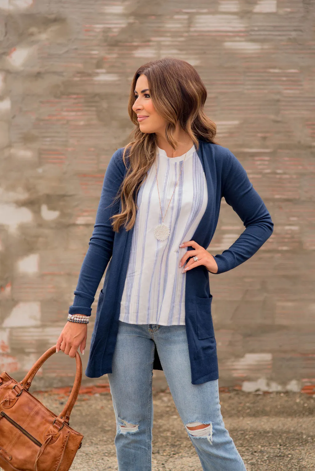 Betsey's Super Soft Pocket Tunic Cardigan