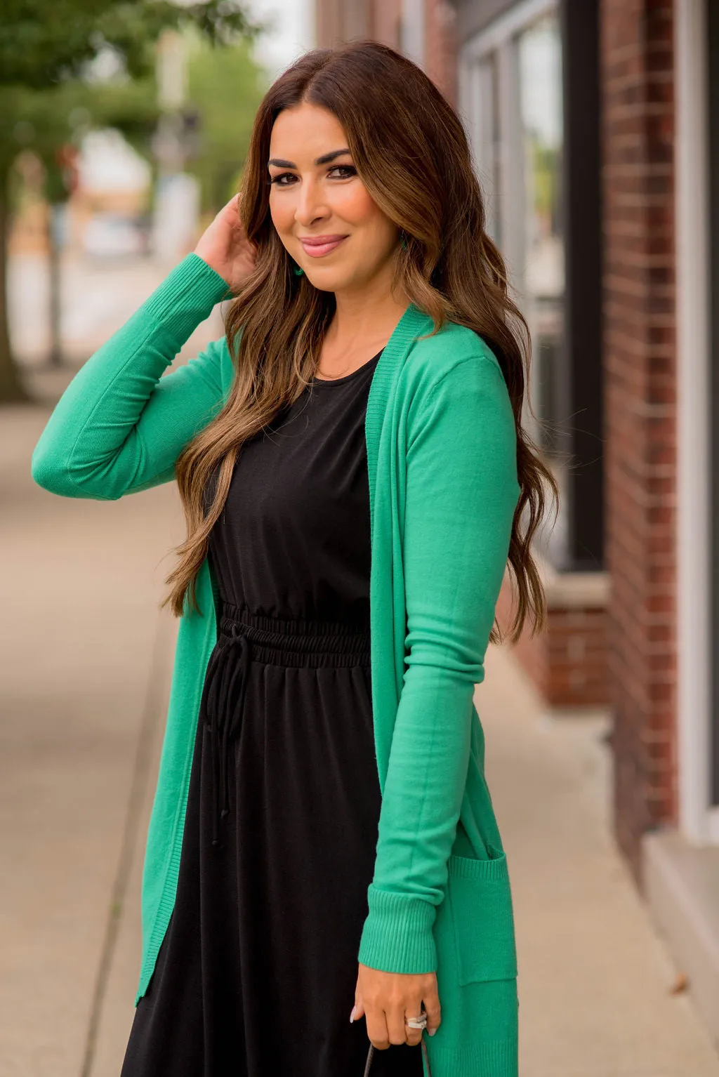 Betsey's Super Soft Pocket Tunic Cardigan