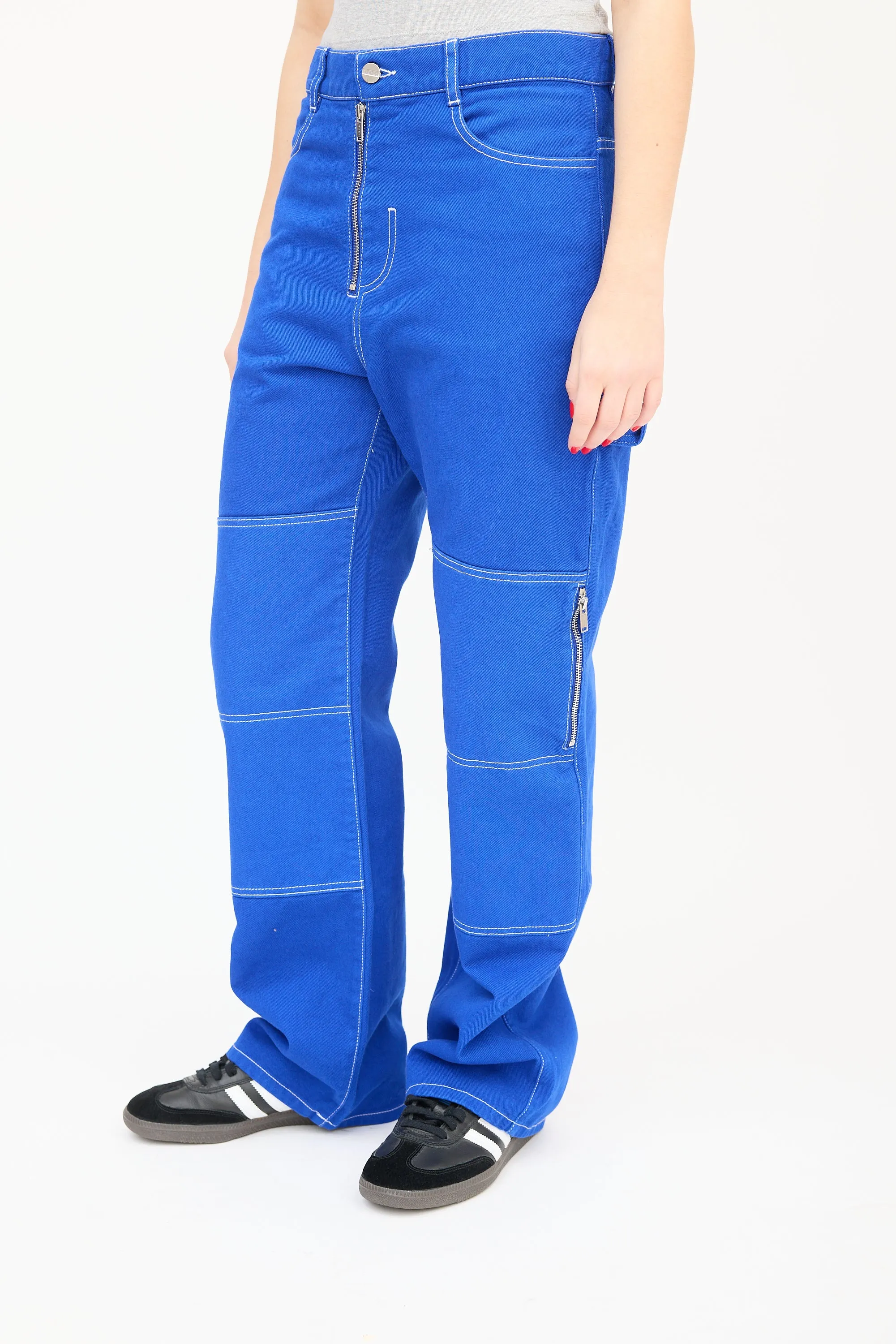 Blue Denim Work Pant