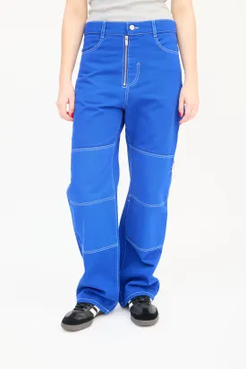 Blue Denim Work Pant