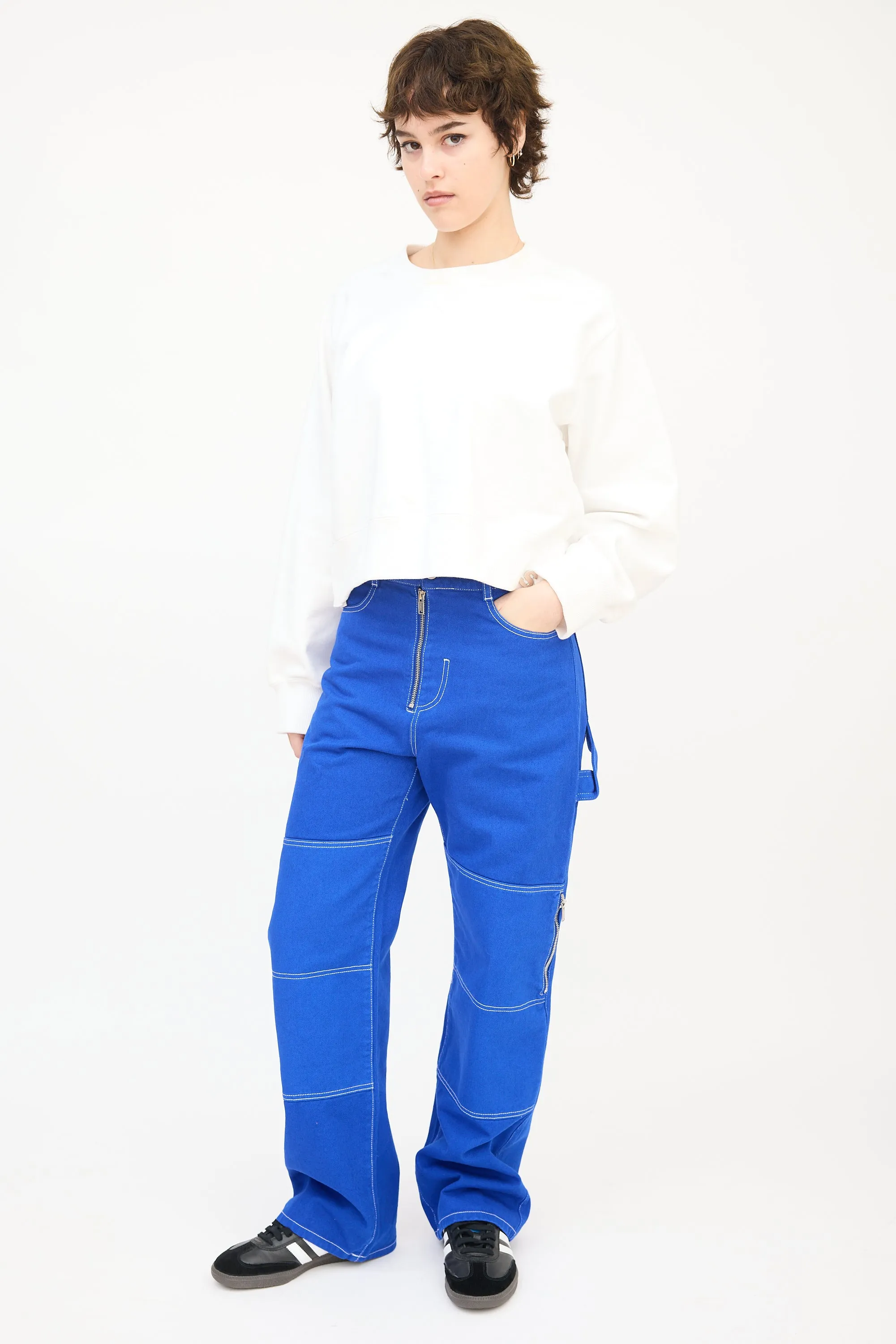 Blue Denim Work Pant