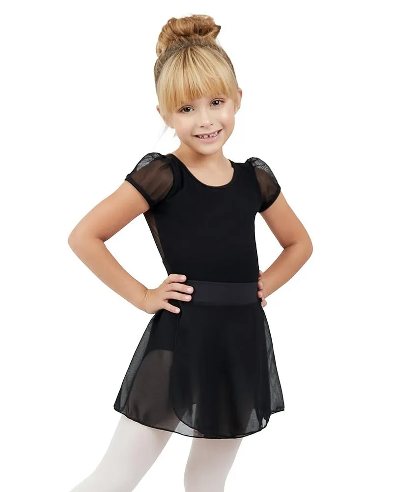 Capezio Mock Wrap Tactel Pull-On Ballet Skirt - TC0011C Girls