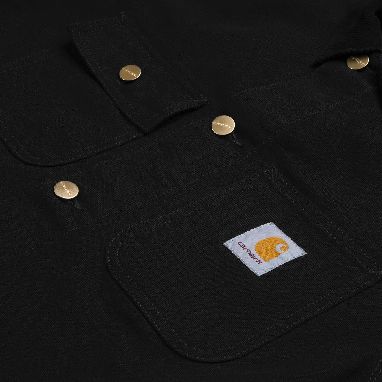 Carhartt WIP Michigan Coat Black / Black Rinsed