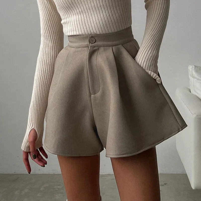 casual a-line skirt shorts