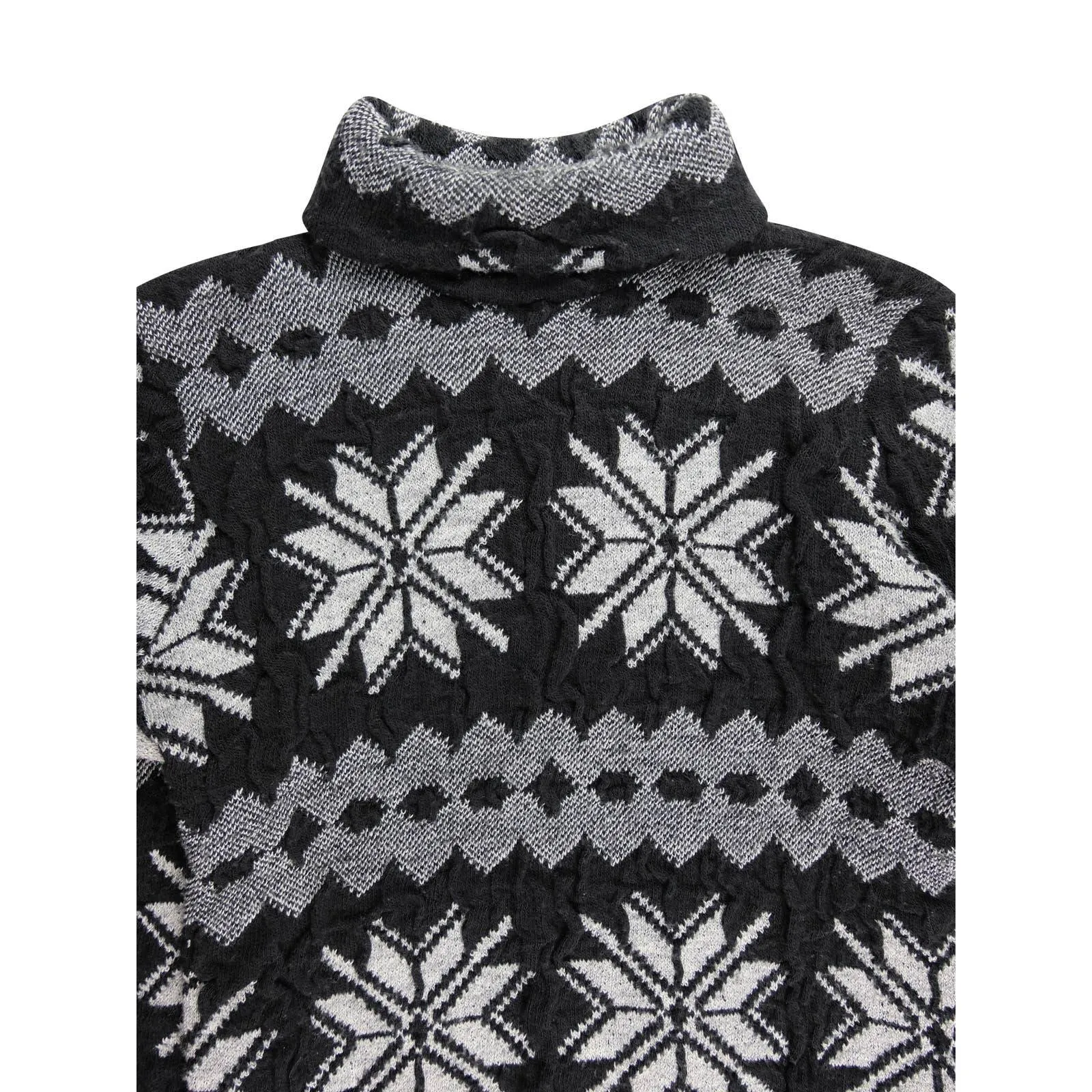 'Closer' Oversized Snowflake Sweater