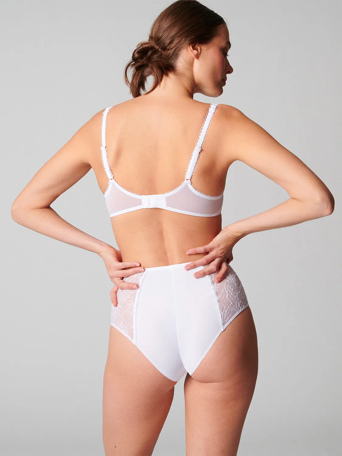 Culotte taille haute - Blanc