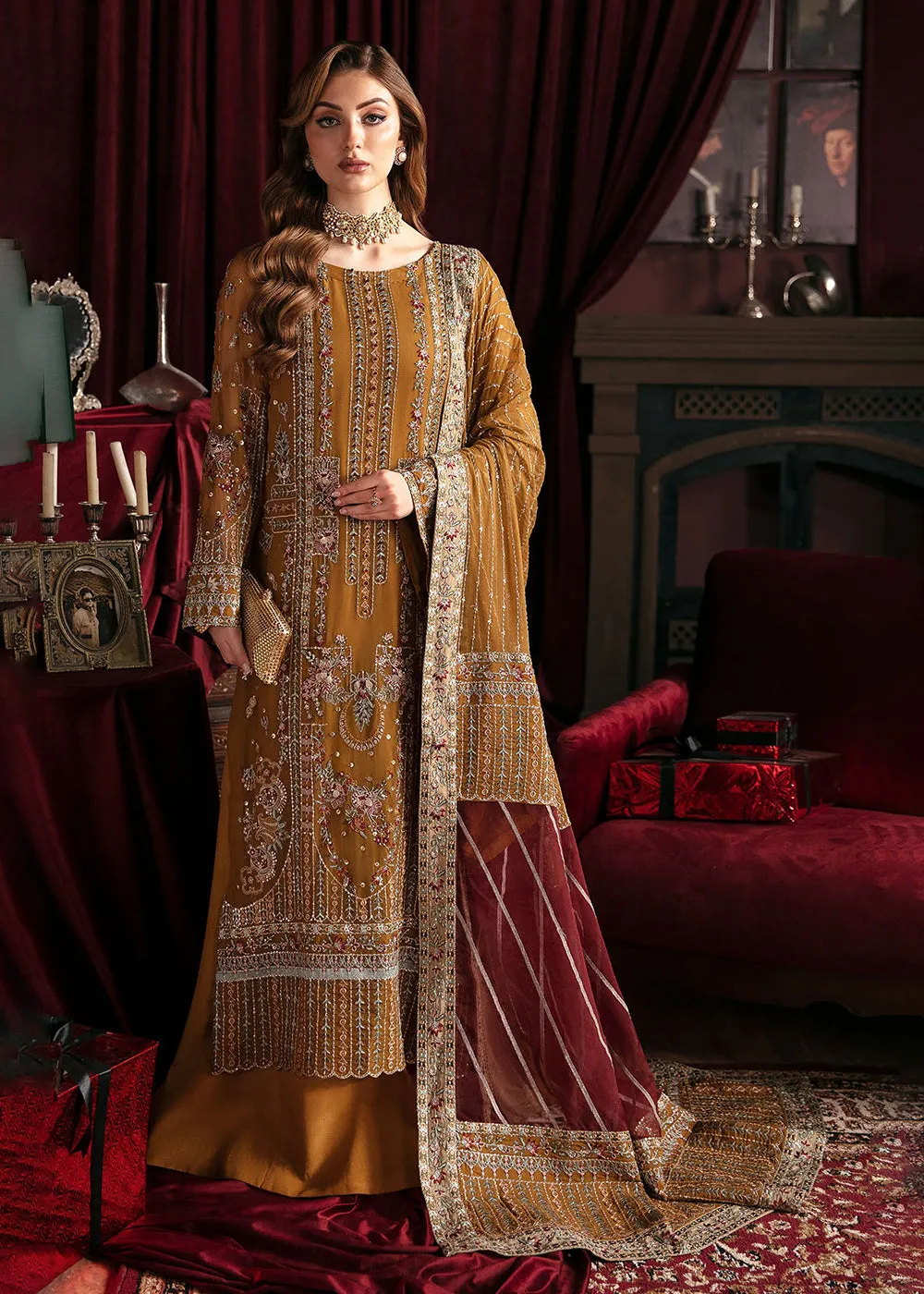 Elanora Embroidered Formals' 24 by Nureh | CRIMSON