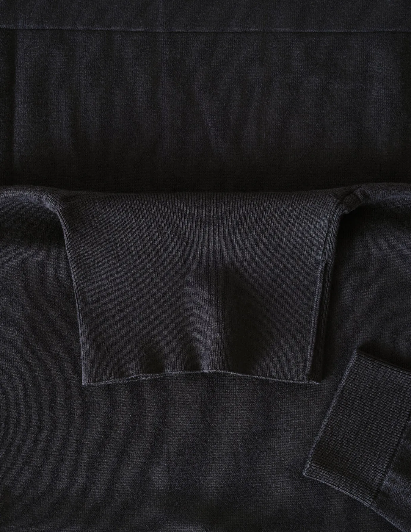 Fine Knit Turtleneck Black