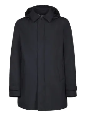 Goretex Black Three-Quarter Coat