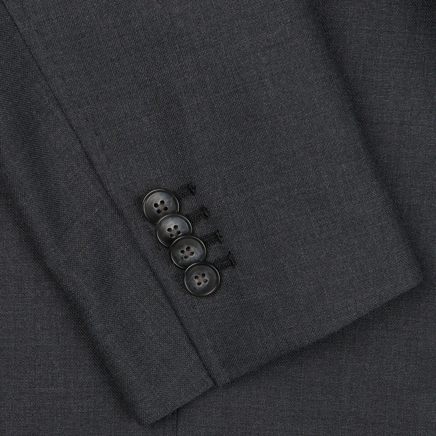 Grey Super 100's Wool Suit Jacket