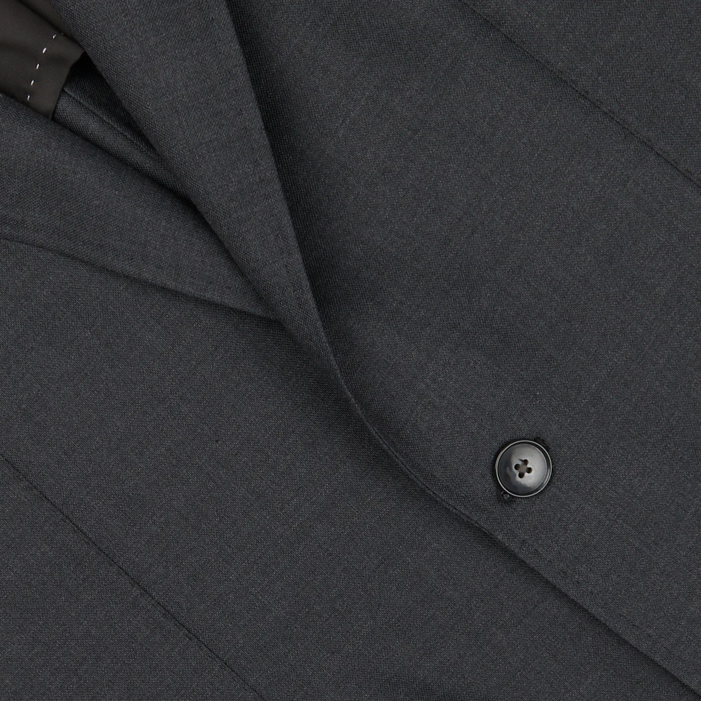 Grey Super 100's Wool Suit Jacket