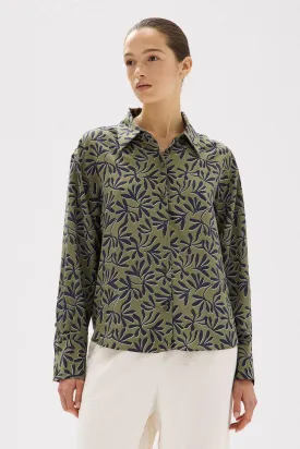 Hibiscus Print Shirt