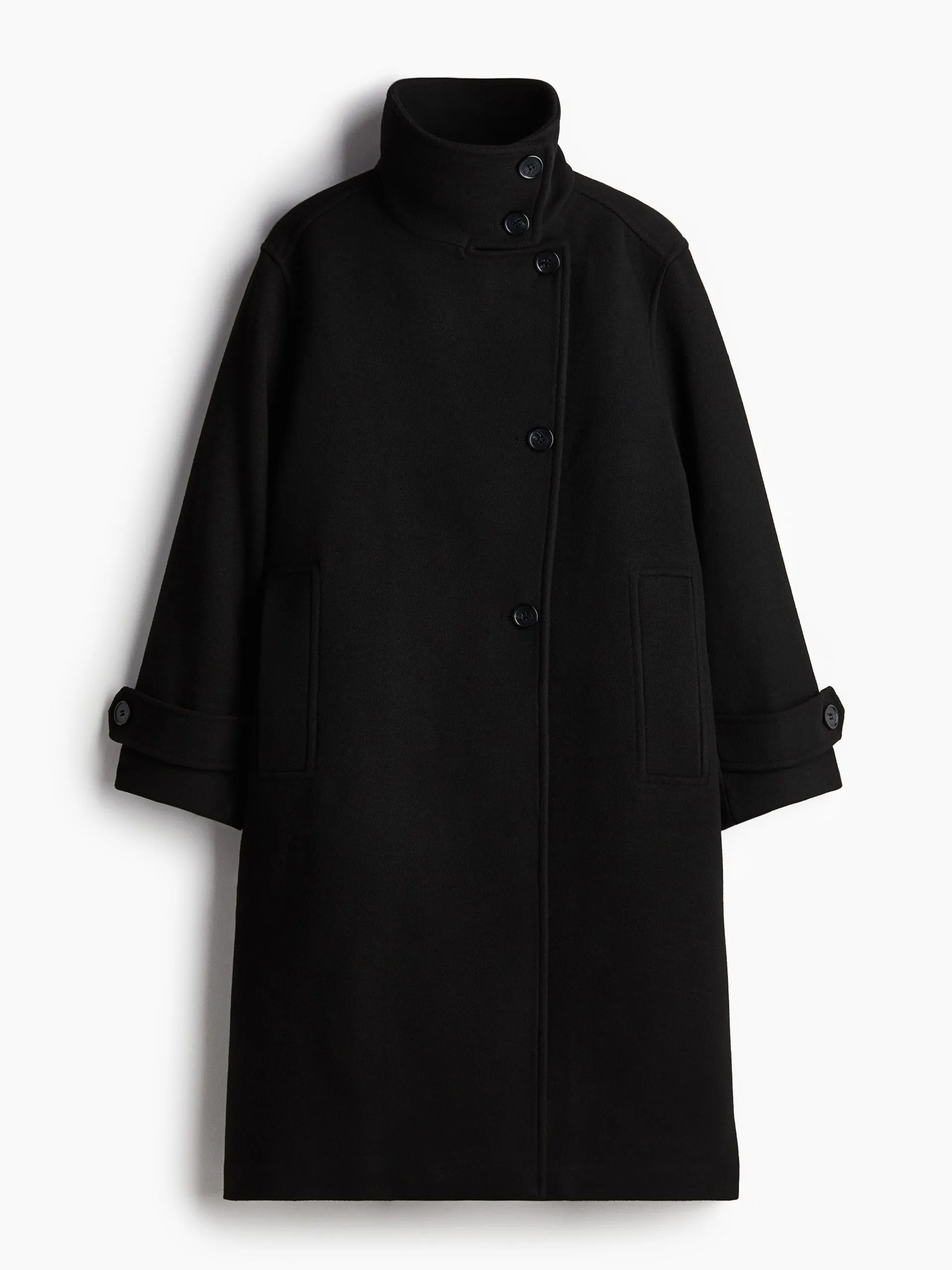 High-collar coat