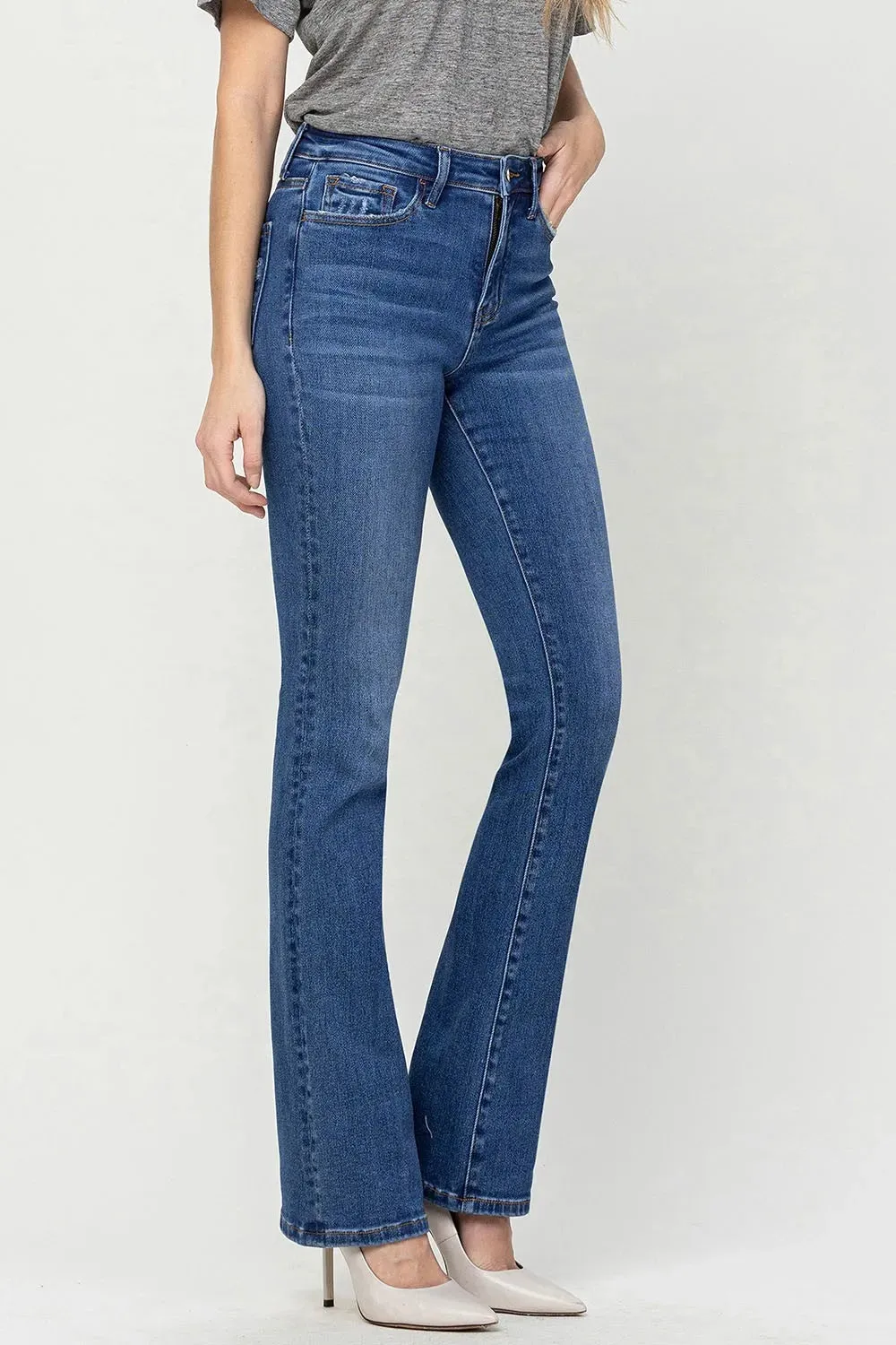 High Waist Bootcut Jeans