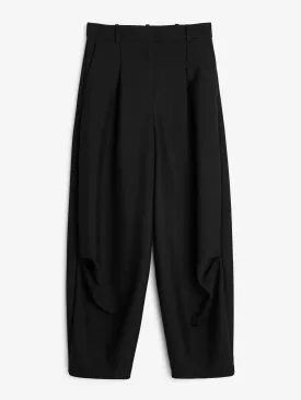 High-waisted trousers