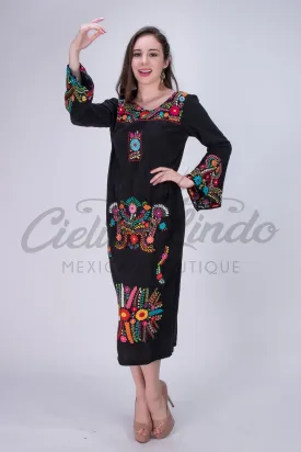 La Mexicana Handmade Embroidered Dress