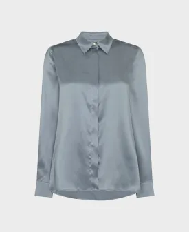 Liberty Satin Silk Relaxed Shirt