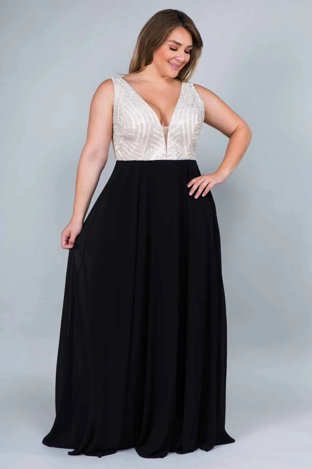 MF2145 Prom Dress Black