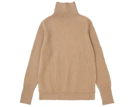 Navy Turtleneck Camel