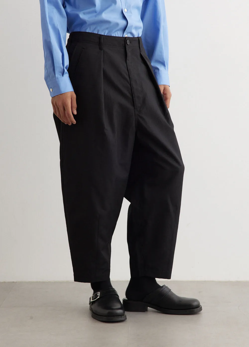 Polyester Ramie Twill Pants