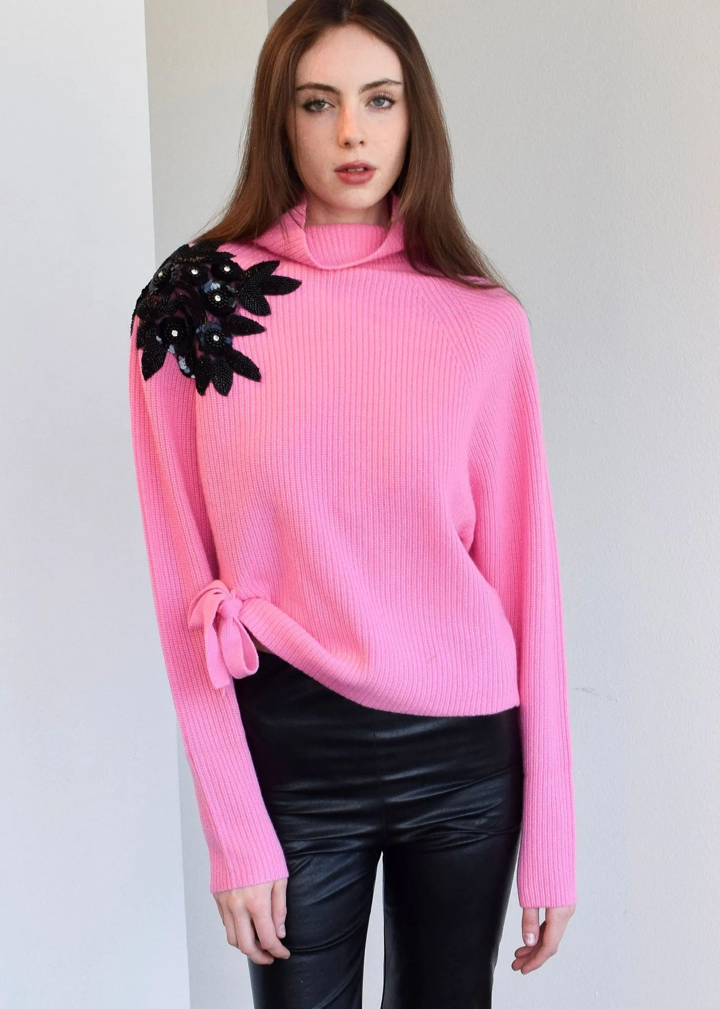 Seeing Stars Sweater Peony Pink