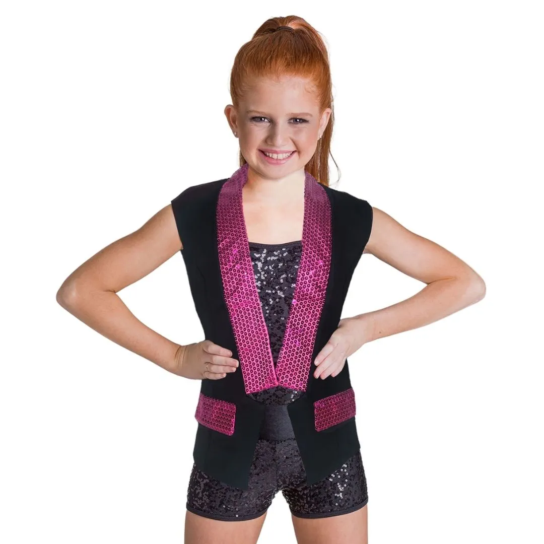 Sequin Waist Coat Child