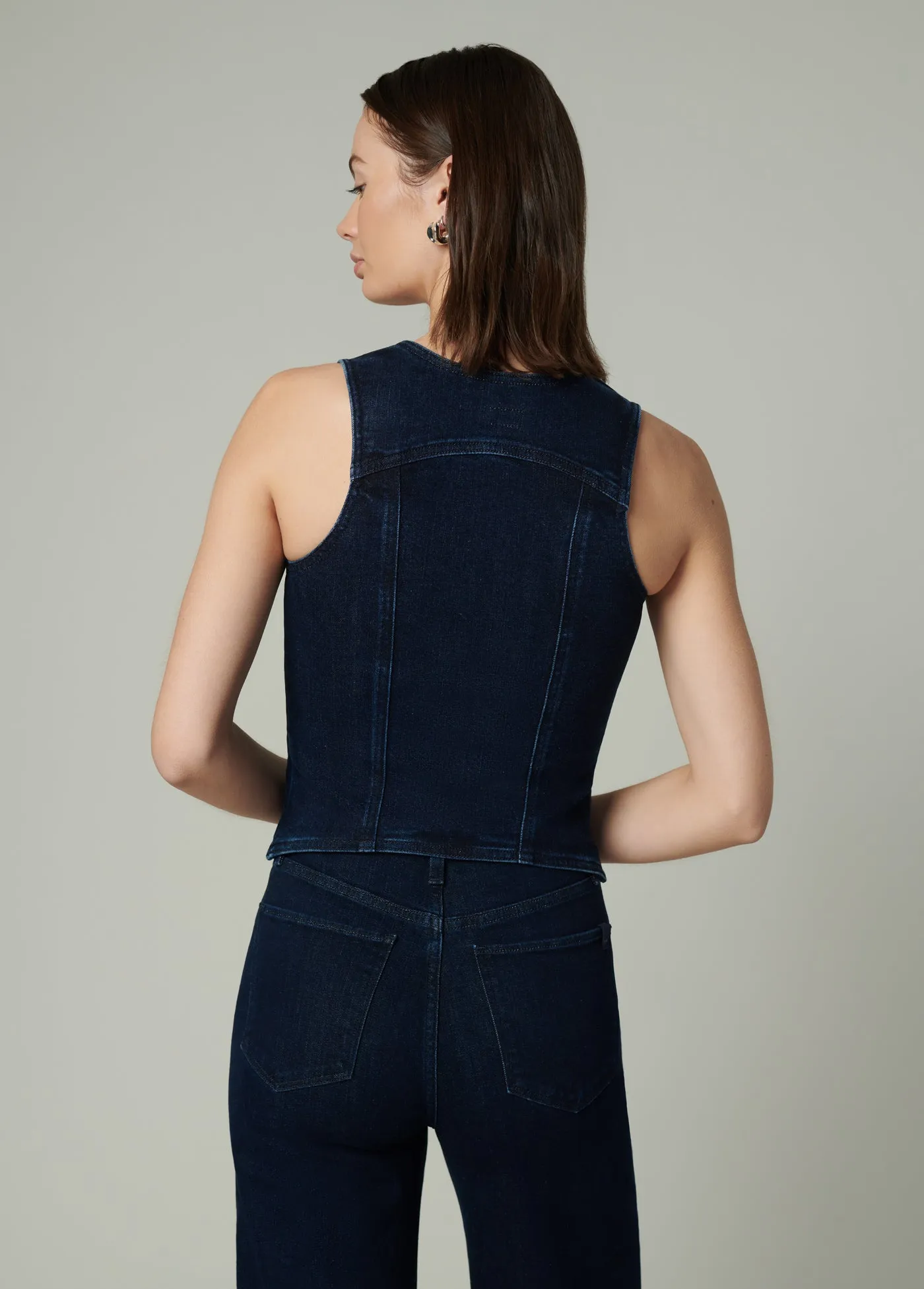 THE DENIM WAIST COAT