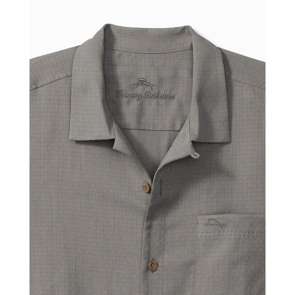 Tommy Bahama IslandZone Coastal Breeze Check Camp Shirt - Shadow