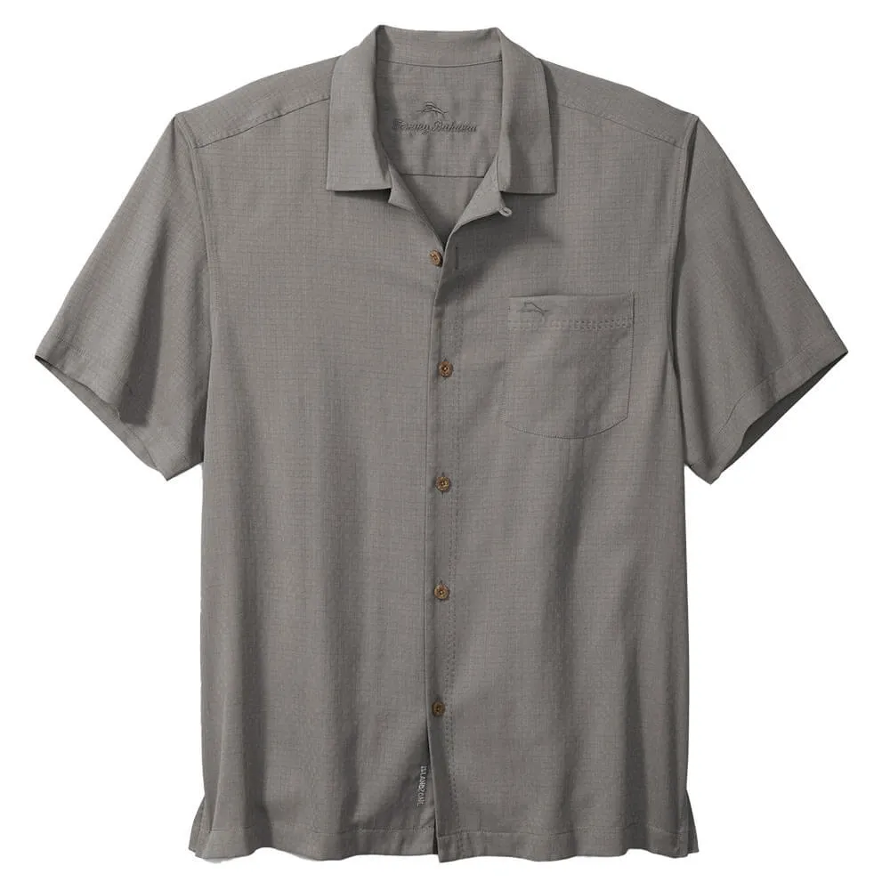 Tommy Bahama IslandZone Coastal Breeze Check Camp Shirt - Shadow