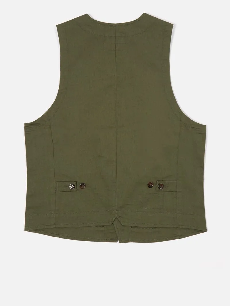 Universal Works Olive Waist Coat