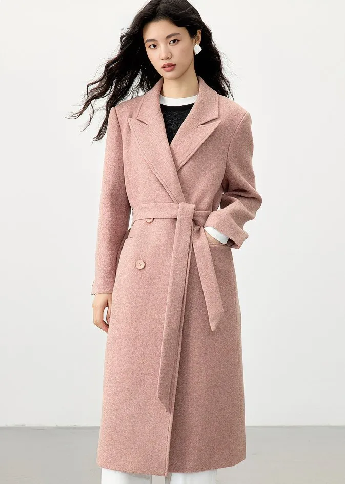 WAIST CINCHING TWEED CHIC COAT