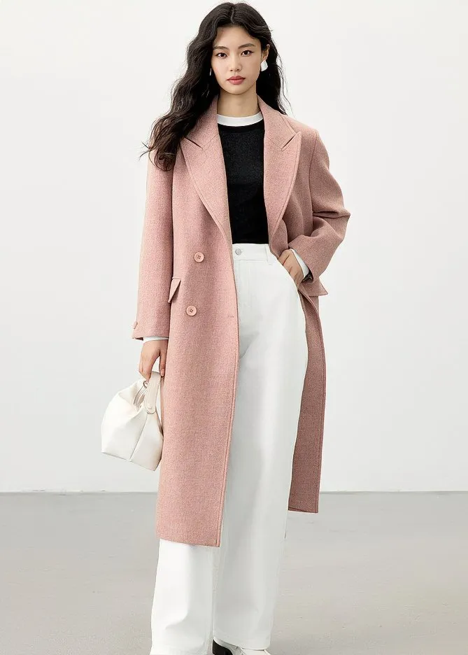 WAIST CINCHING TWEED CHIC COAT